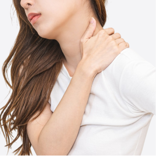 適用於肩膀僵硬或落枕時的不適